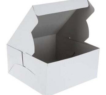 White Cake Box – 10 x 10 x4