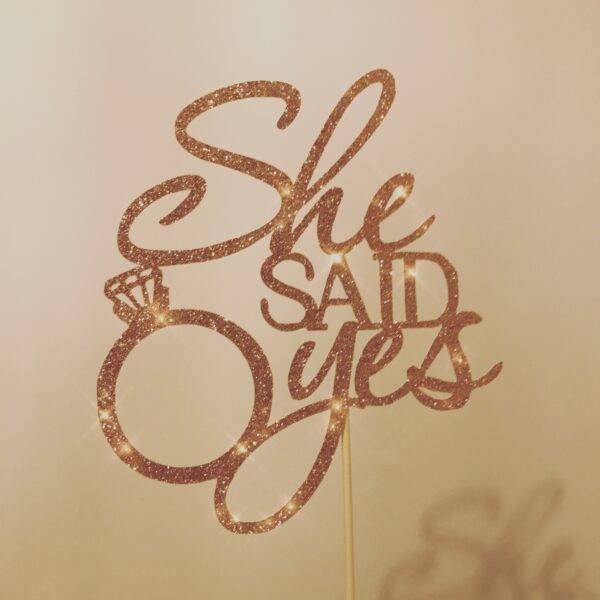 She Said Yes Topper