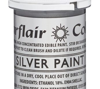 Sugarflair Silver Concentrated Paint 25g