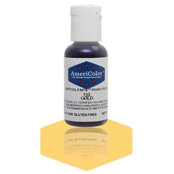 Americolor Gold Gel Paste Food Colour 21 Grams