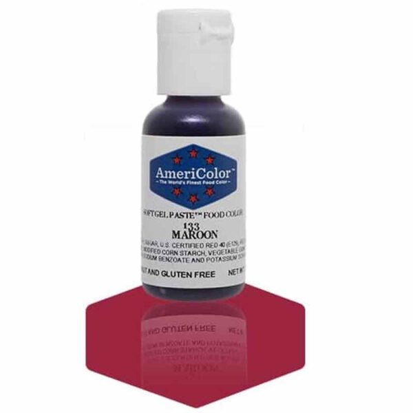 Americolor Maroon Gel Paste Food Colour 21 Grams