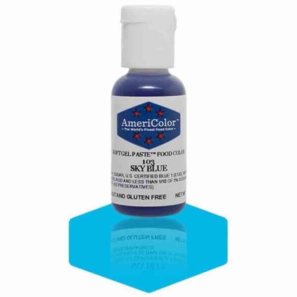 Americolor Sky Blue Gel Paste Food Colour 21 Grams
