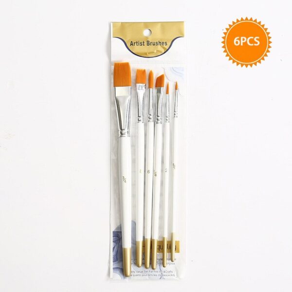 Artist Paint Brush Set of 6