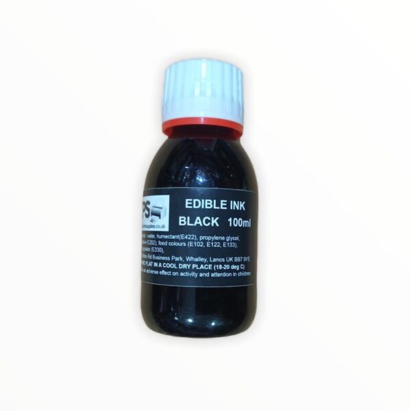 Black Edible Ink Refill 100 mls