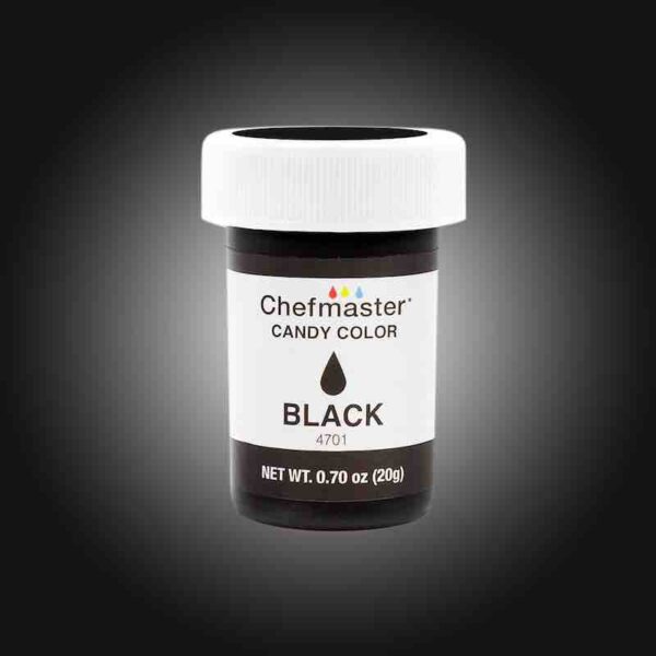 Chefmaster Black Oil Based Liquid Candy Colour 20gms