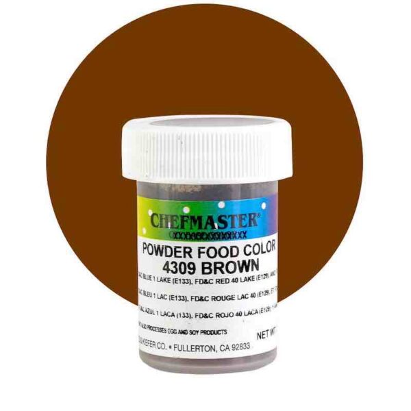 Chefmaster Brown Powder Candy Colour 3 grams