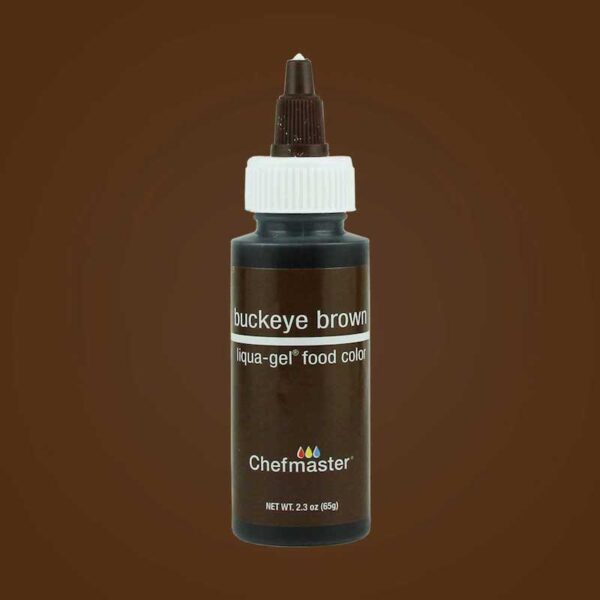 Chefmaster Buckeye Brown Gel Colour 65 Grams