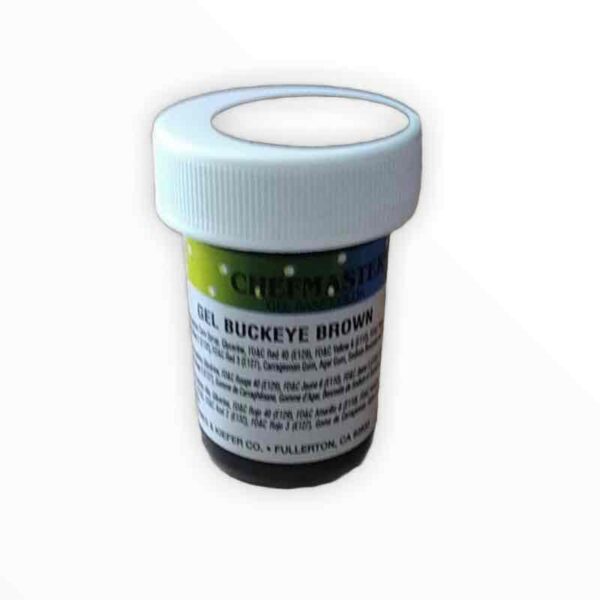 Chefmaster Buckeye Brown Gel Paste 28 Grams