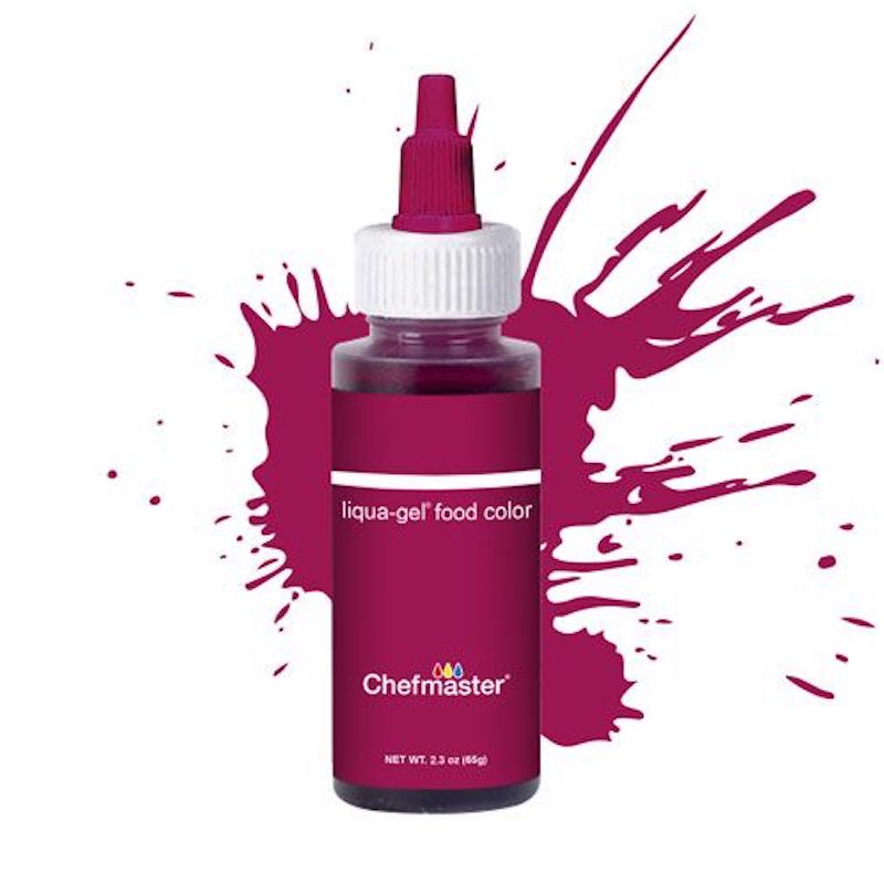 Chefmaster Burgundy Liqua-Gel Food Colour 65 gms