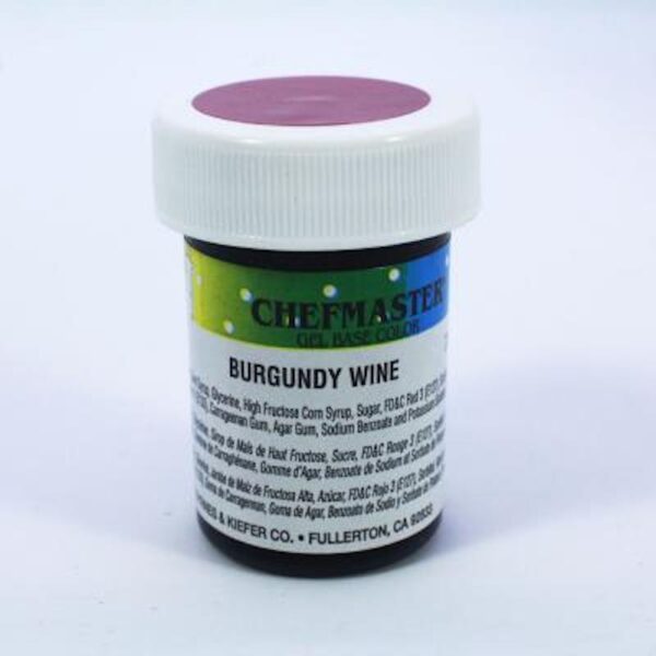 Chefmaster Burgundy Wine Gel Paste 28 Grams