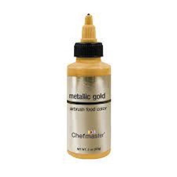 Chefmaster Metallic Gold Airbrush Colour 57 Grams