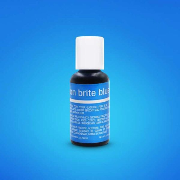 Chefmaster Neon Brite Blue Gel 20 mls