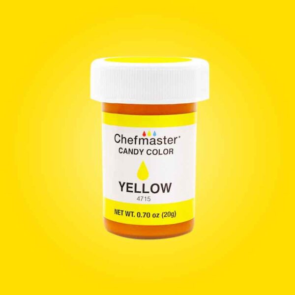 Chefmaster Yellow Oil Based Liquid Candy Colour 20 gms