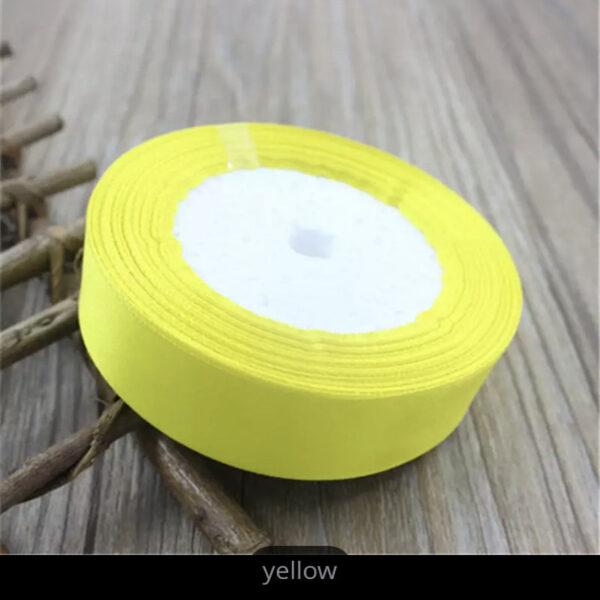 Cloth Ribbon 1 inch Yellow