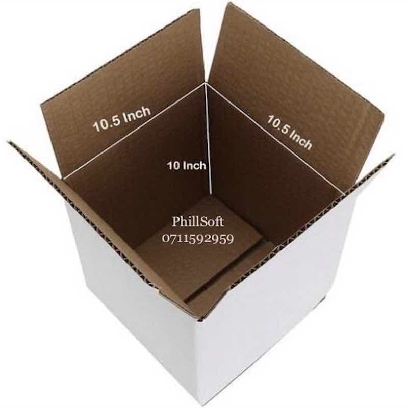 Corrugated Tall Cake Box 10.5 x 10.5 x 10
