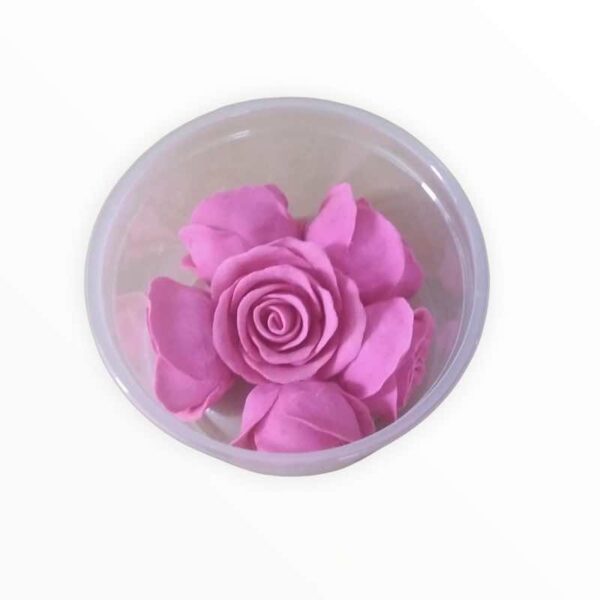 Edible Roses 6 Piece Set Pink