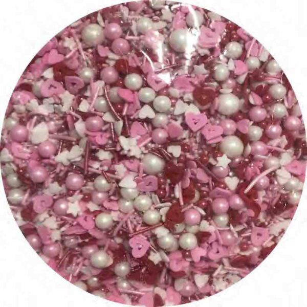 Fancy Sprinkles Red Pink White