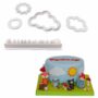 Grass Sun and Cloud Cutters Set of 5