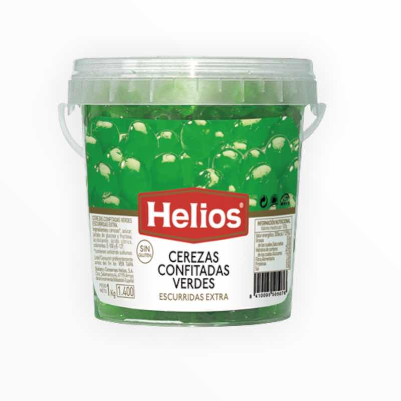 Helios Green Cherries 1 Kg