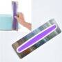 Metallic Icing Scraper Straight Edges