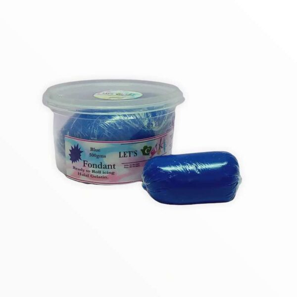 Lets Cake Blue Fondant 500 Gms