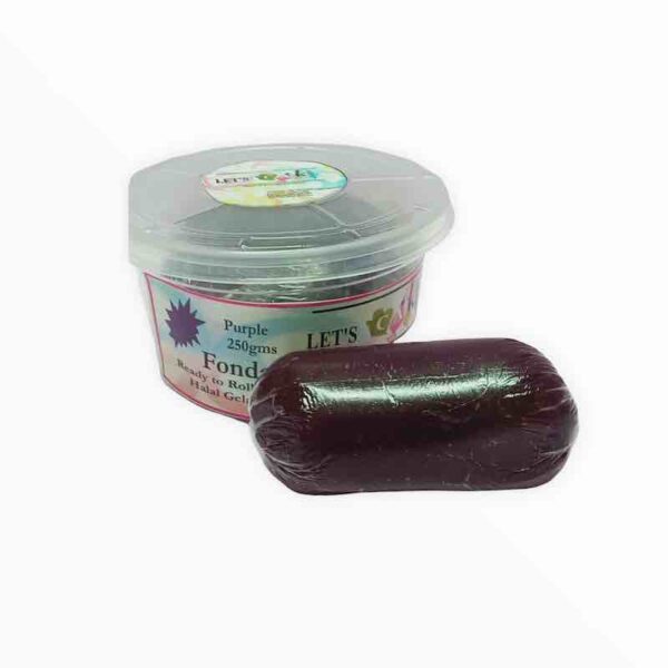 Lets Cake Purple Fondant 250 Grams