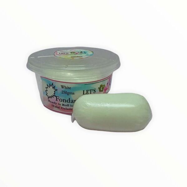 Lets Cake White Fondant 250 Grams