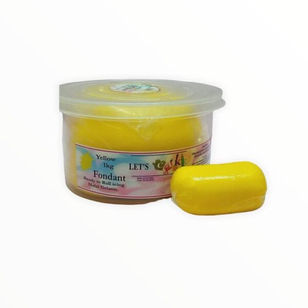 Lets Cake Yellow Fondant 1 Kg