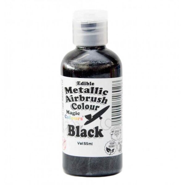 Magic Colours Metallic Airbrush Black 55 mls