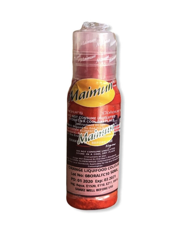 Maimun Orange Food Colour 50 mls