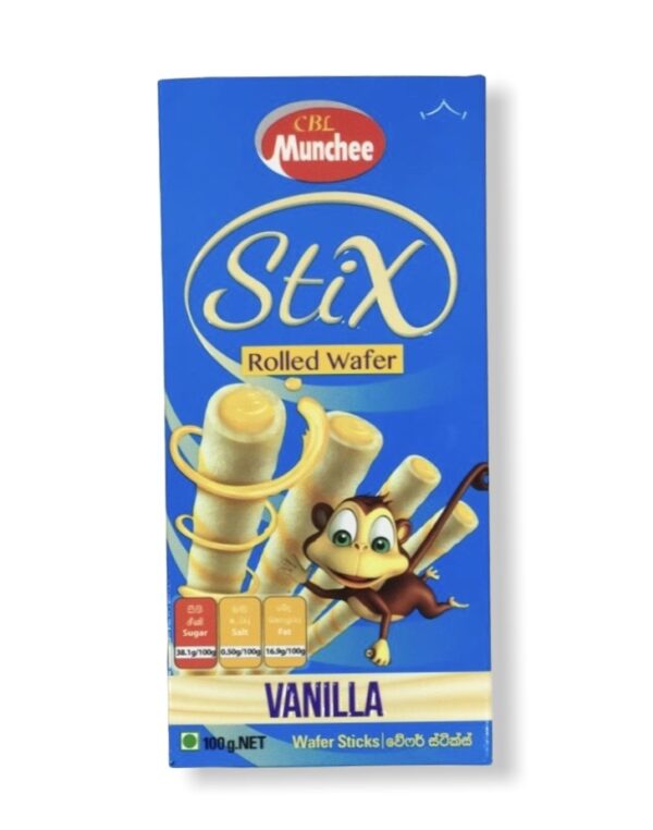Munchee Stix Rolled Wafer Vanilla