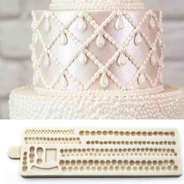 Pearls Border Silicon Mould