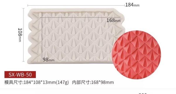 Pointed Stems Shape Silicon Mould