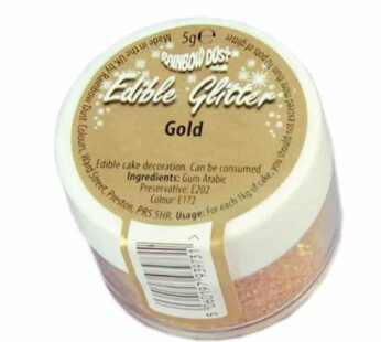 Rainbow Dust Edible Glitter Gold 5 grams