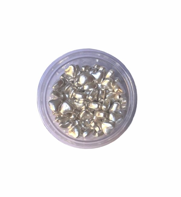 Silver Heart Pearls 15 Grams