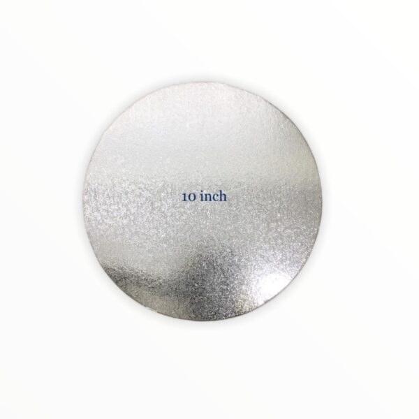 Smooth Round Board Silver 10″