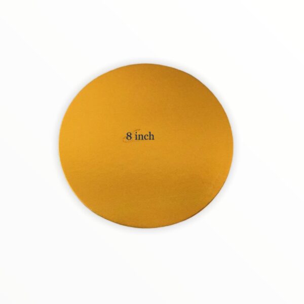 Smooth Round Board Gold 8"
