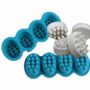 Soap Mould 4 Cavity Blue