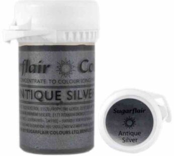 Sugarflair Antique Silver Satin Paste Concentrate 25g