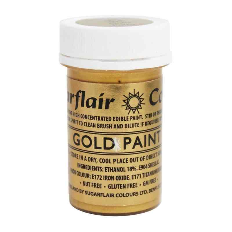 Sugarflair Gold Paint 20 Grams