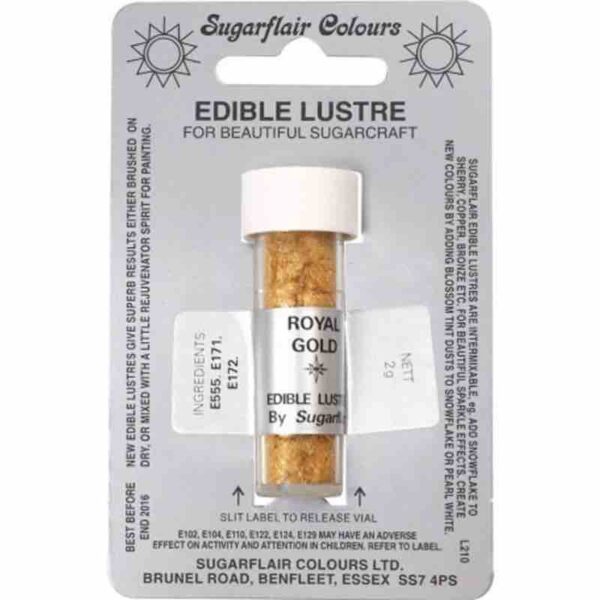 Sugarflair Royal Gold Edible Lustre 2 Grams