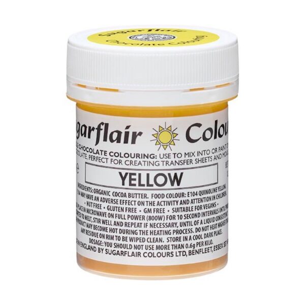 Sugarflair Yellow Chocolate Colour