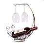 Wine Bottle and Glasses Holder
