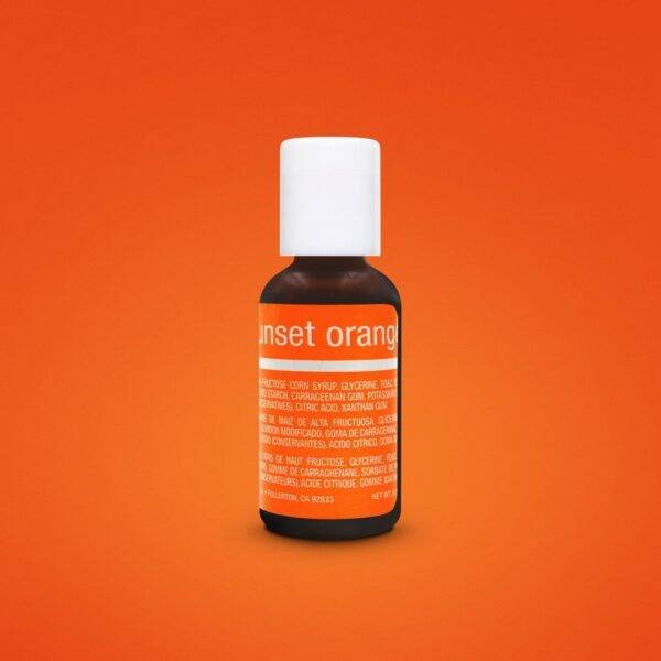 Chefmaster Sunset Orange Liqua-Gel Food Colour 20ml