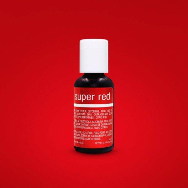 Chefmaster Super Red Liqua-Gel Food Colour 20ml