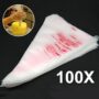 Disposable Piping Bag 100 Pieces Set